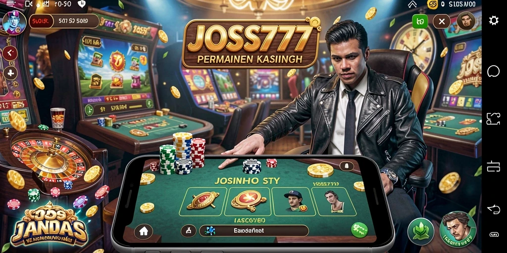 Tampilan screenshot gameplay Kasino JOSS777 yang menarik dan interaktif.