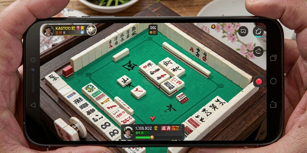 Screenshot KASTOTO menampilkan gameplay Mahjong yang menarik dan seru.