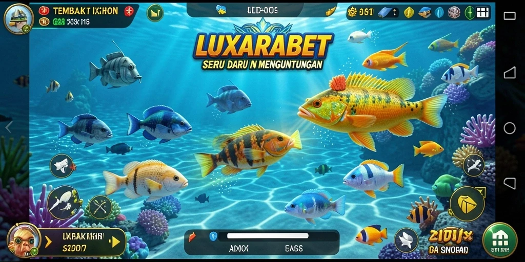 Gameplay menarik LUXARABET menembak ikan dengan efek menawan.