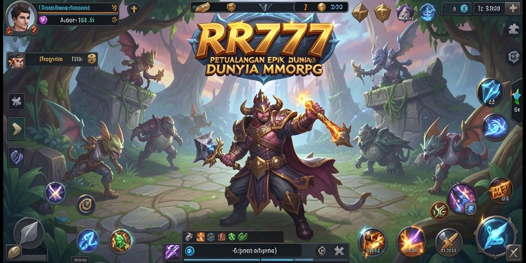 Tampilan gameplay menarik di RR777 dengan aksi pertempuran seru.