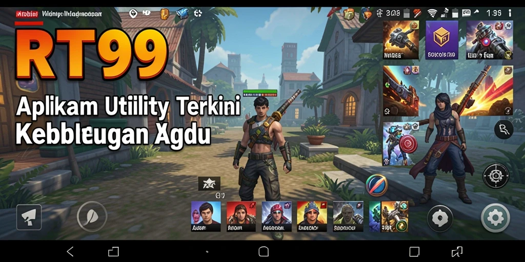 Screenshot gameplay RT99 menampilkan fitur utility yang bermanfaat.