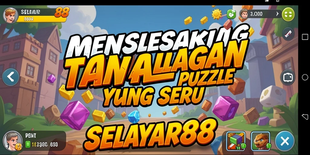Tangkapan layar menarik dari gameplay puzzle di SELAYAR88.
