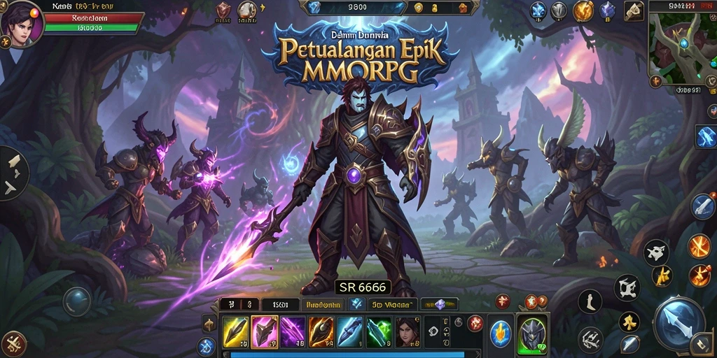 Gameplay seru di SR6666 dengan petualangan dan pertempuran epik.