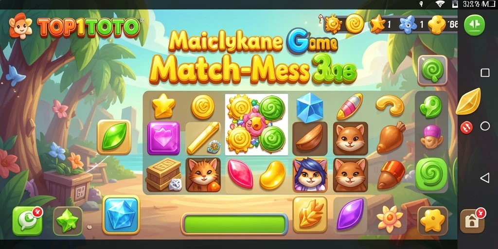 Tampilan gameplay TOP1TOTO yang seru dan penuh warna.