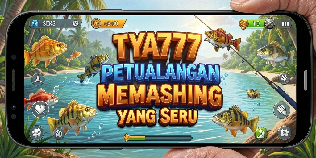 Tampilan gameplay TYA777 yang menakjubkan dengan berbagai lokasi memancing.